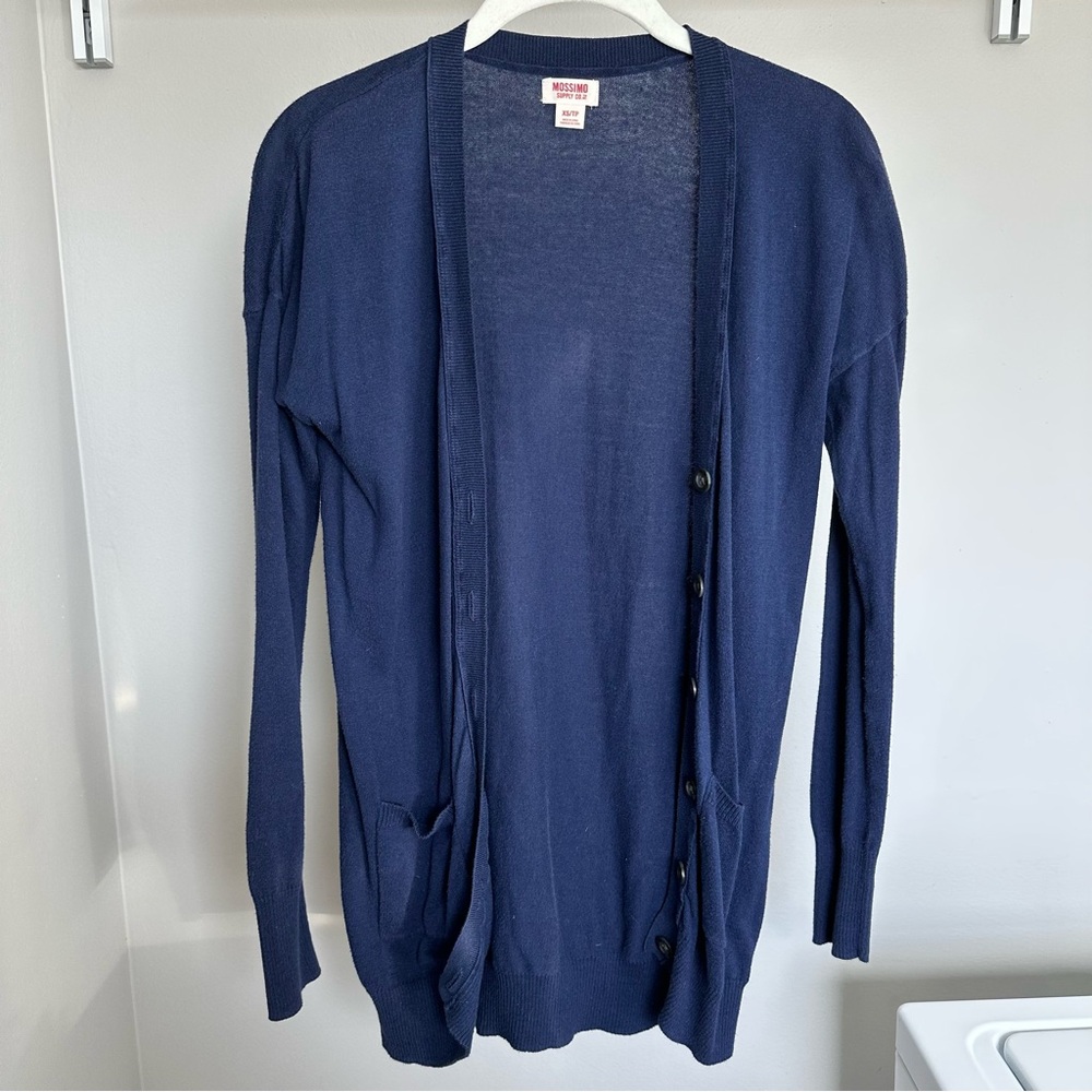 Mossimo Supply Co Navy Cardigan